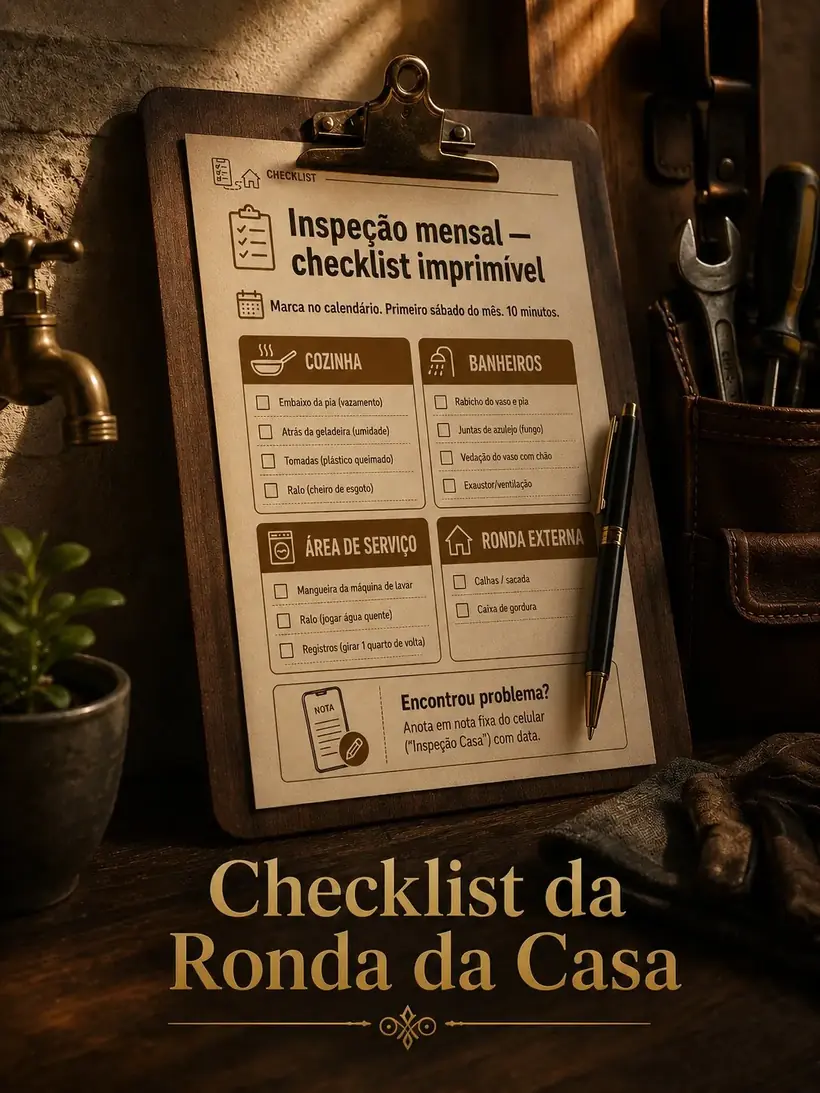 Capa: Checklist da Ronda da Casa